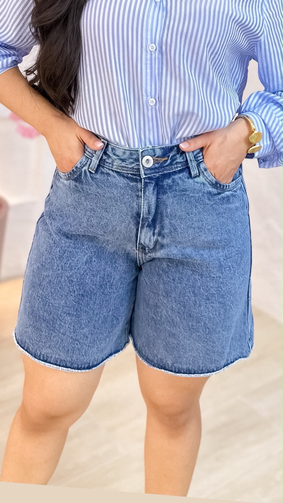 PEDAL JEANS SEM BARRA . 